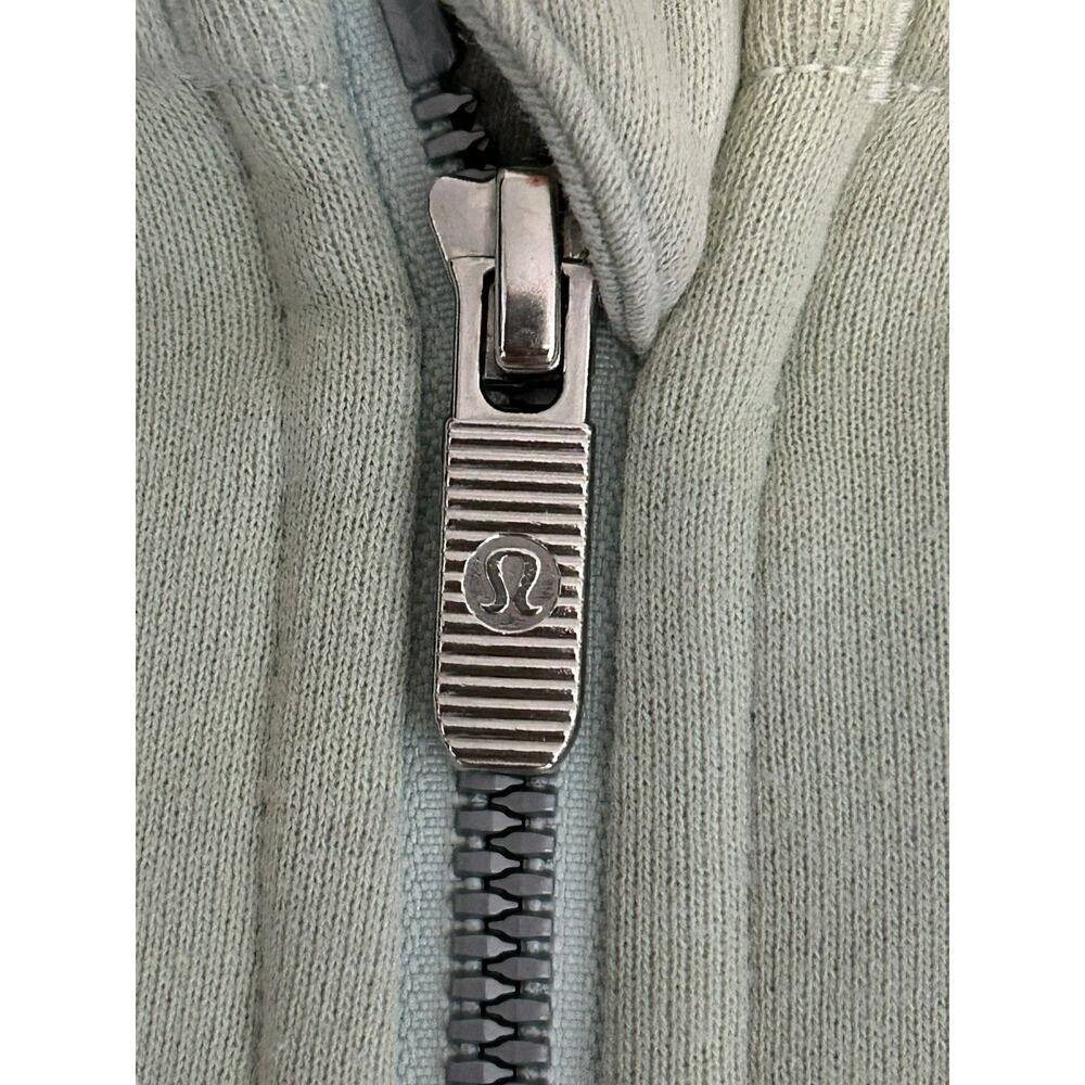 Lululemon Hoodie Womens 6 Mint Scuba Light Cotton Fleece Sweatshirt Heathered - Picture 6 of 12